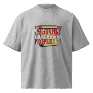 Unisex organic oversized high neck t-shirt