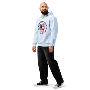 Unisex garment-dyed lightweight hoodie