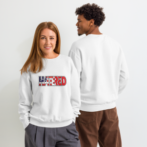 Unisex garment-dyed fleece crewneck sweatshirt