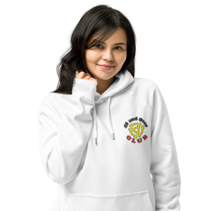 45 and Over Unisex eco raglan hoodie