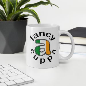 Fancy A Cuppa White glossy mug