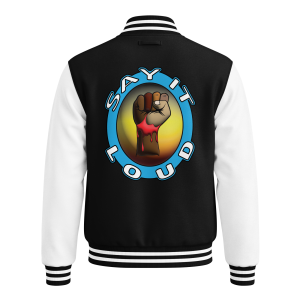 Heavyweight letterman jacket
