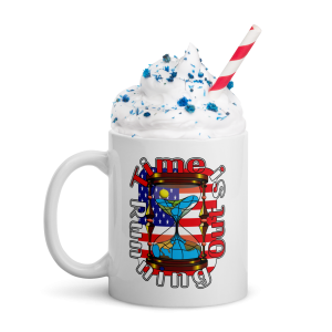 White glossy mug