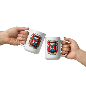 Time Is/Canada White glossy mug